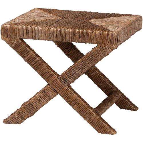 Alda Ottoman in Hand Woven Seagrass
