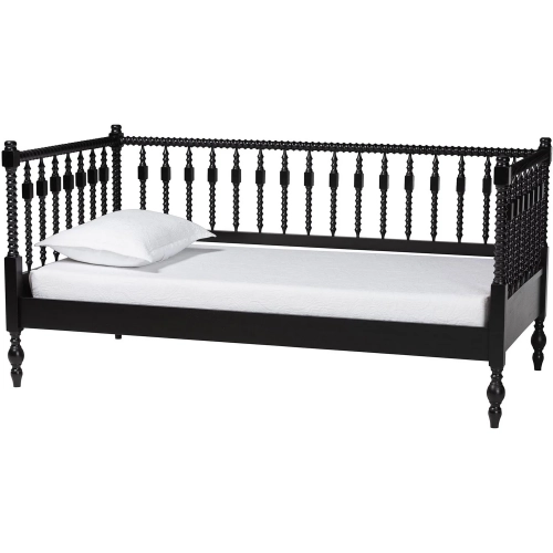 Callison Spindle Twin Daybed in Black Wood