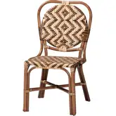 Mariano Dining Chair in Light & Natural Rattan