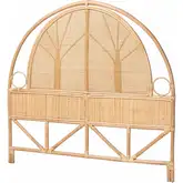 Kang Standalone King Headboard in Natural Rattan