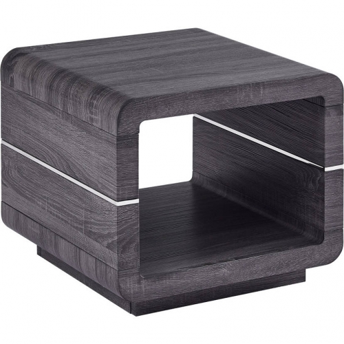 CT4 End Table in Gray Walnut Paper Wrap