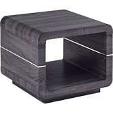 CT4 End Table in Gray Walnut Paper Wrap