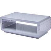 CT4 Coffee Table in Gloss Light Gray Lacquer