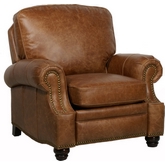 Longhorn Manual Recliner in Chaps Saddle Top Grain Leather
