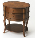 Jarvis Umber Oval Side Table