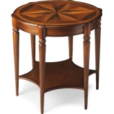 Bainbridge Olive Ash Burl Accent Table