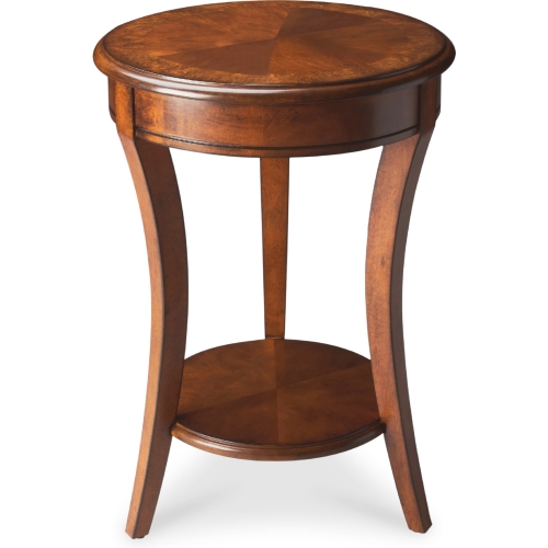 Holden Olive Ash Burl Accent Table