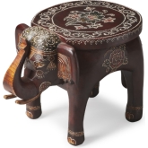 Botswana Hand Painted Accent Table