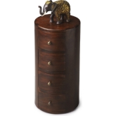 Liam Solid Wood Pedestal Table