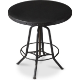 Industrial Chic Table in Distressed Black Iron