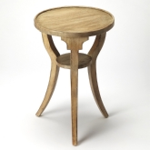 Dalton Driftwood Round Accent Table