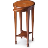 Arielle Olive Ash Burl Accent Table