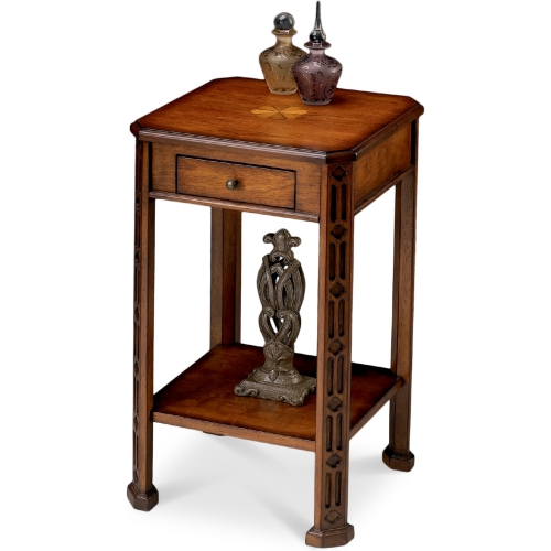 Moyer Olive Ash Burl Accent Table