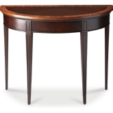 Hampton Cherry Nouveau Demilune Console Table