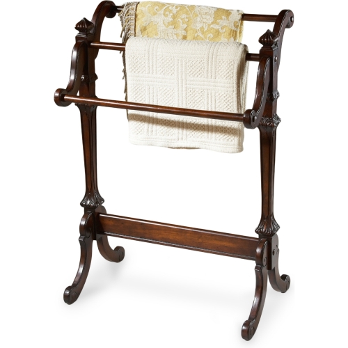 Newhouse Blanket Rack in Cherry Finish