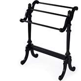 Newhouse Blanket Stand in Black Licorice Finish Wood