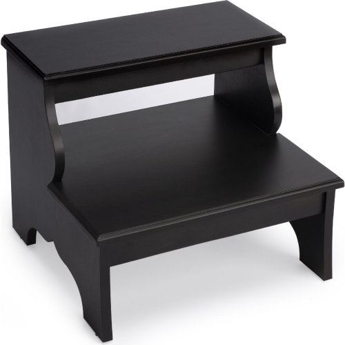 Melrose Step Stool in Brushed Sable Finish Wood