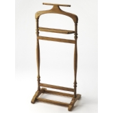 Judson Valet Stand in Driftwood Finish Wood