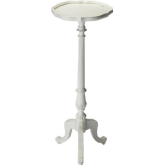Chatsworth Cottage White Pedestal Plant Stand