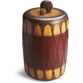 Navajo Leather Drum Table