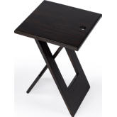 Hammond Folding Side Table in Brown Mango Wood