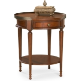 Sampson Cherry Accent Table