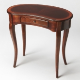 Edgewater Writing Desk in Cherry Dark Brown Finish