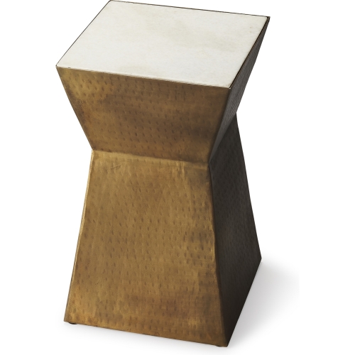 Butler Loft Bunching Table in Iron & Marble