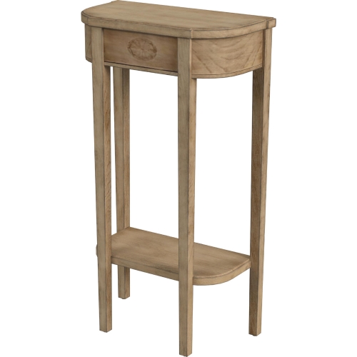 Wendell Console Table in Antique Beige Finish Wood