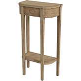 Wendell Console Table in Antique Beige Finish Wood