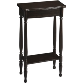 Whitney Rubbed Black Console Table