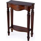 Cheshire Ballerina 22" Console Table in Antique Cherry Brown Finish Wood