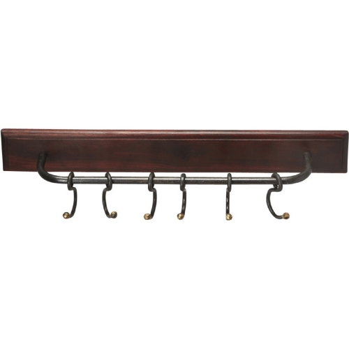Glendo Iron & Wood Wall Rack