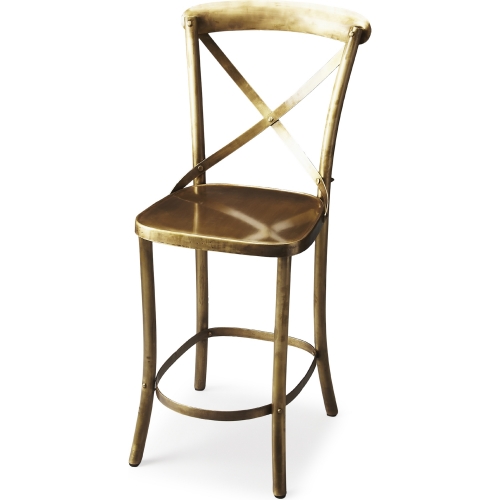 Bennington Antique Gold Bar Stool
