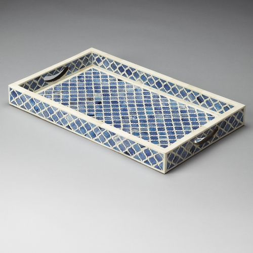 Bone Inlay Serving Tray