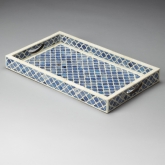 Bone Inlay Serving Tray