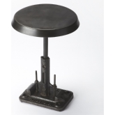 Industrial Chic Accent Table