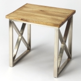Laudan Industrial Chic End Table