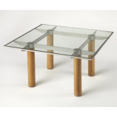 Cirrus Glass & Metal Cocktail Table