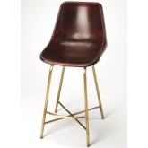Commercial Leather Bar Stool