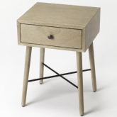 Delridge Gray End Table