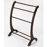 Nathaniel Blanket Rack in Cherry Finish