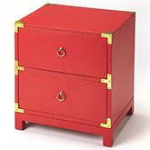 Ardennes Red Campaign Chairside Chest