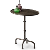 Kira Metal Pedestal Table