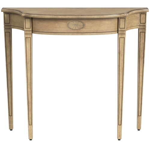 Chester Console Table in Antique Beige Finish Wood