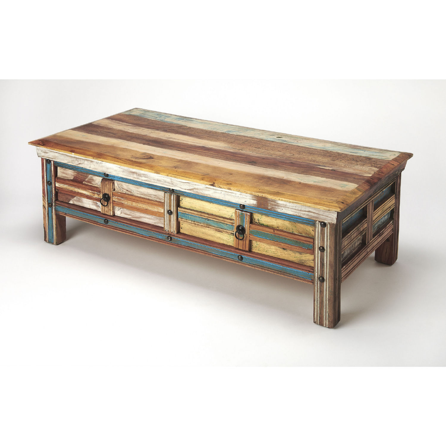 Multi Colored Wood Coffee Table Coffee Table Design Ideas