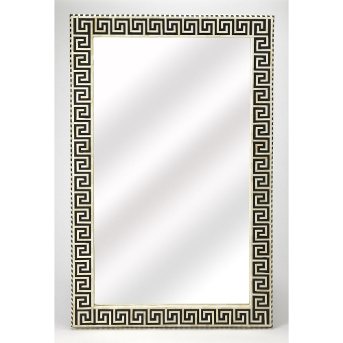 Eternity Wall Mirror with Black Bone Inlay