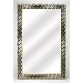 Eternity Wall Mirror with Black Bone Inlay