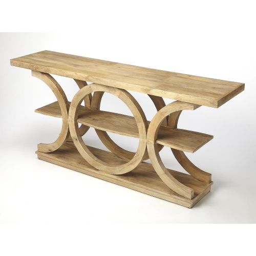 Stowe Console Table in Rustic Natural Mango Wood