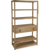 Lark Bookcase in Natural Finish Wood